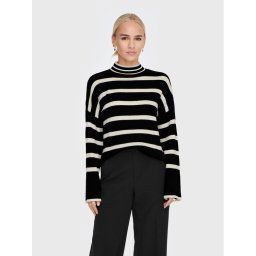 ONLY Sweater Libi 15259096 Fekete Regular Fit