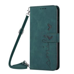 ART SMILE Pénztárca huzat zsinórral Tecno Camon 18 zöld