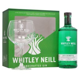 Whitley Neill Aloe Cucumber Gin 0,7L 43% pdd. + pohár