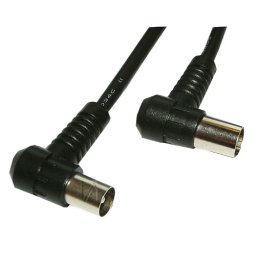KOAX ANTENNAKÁBEL 1,5M FEKET PIPADUGÓ, PIPA-ALJ ew01974