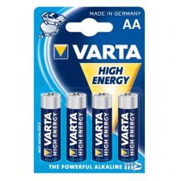Elem AA 1,5V ALKÁLI CERUZA VARTA HIGH ENERGY LR6 ew02036