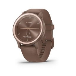 Garmin vívomove Sport kakaó szilikon szíjjal barackarany órakerettel