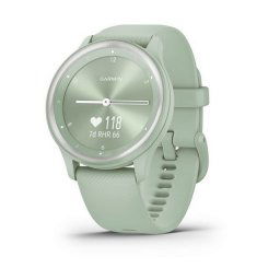 Garmin vívomove Sport cool mint szilikon szíjjal ezüst órakerettel