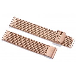 Edelwolle MESH/Milanese óraszíj, rosegold, 20mm