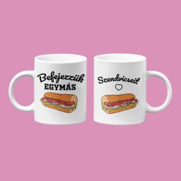 Befejezzük egymás szendvicseit páros bögre