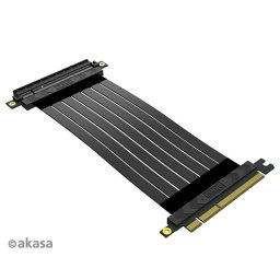 PCIe 4.0 x16 riser cable Akasa RISER BLACK X2 Mark IV Premium 20cm - AK-CBPE03-20B