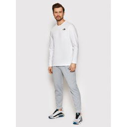 The North Face Hosszú ujjú Easy NF0A2TX1 Fehér Regular Fit