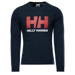 Helly Hansen Pulóver Hh Logo Crew 34000 Sötétkék Regular Fit