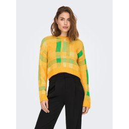ONLY Sweater Kelly 15264617 Sárga Regular Fit