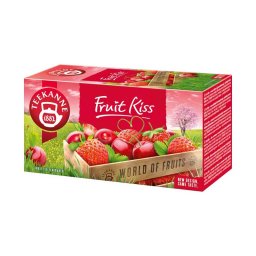 Teekanne Fruit Kiss gyümölcstea cseresznyével és eperrel 20x