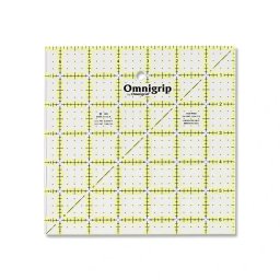 PRYM - Omnigrip csúszásmentes patchwork vonalzó, 6,5x6,5 inch, 610215
