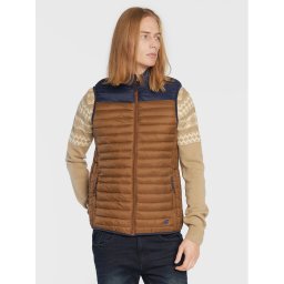 Blend Mellény 20714367 Barna Regular Fit