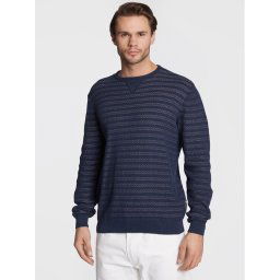 Blend Sweater 20714350 Sötétkék Regular Fit