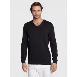 s.Oliver Sweater 2040666 Fekete Regular Fit