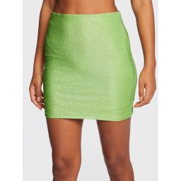 Gina Tricot Miniszoknya 19307 Zöld Slim Fit