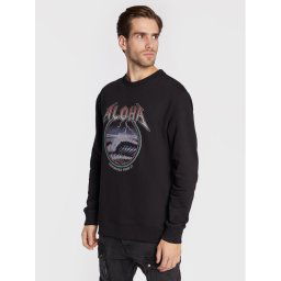 Quiksilver Pulóver Rock Waves EQYFT04688 Fekete Regular Fit