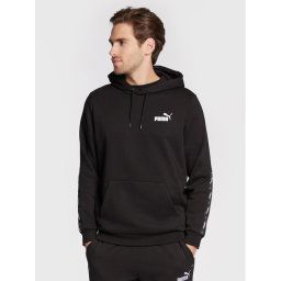 Puma Pulóver Essential+ Tape 849040 Fekete Regular Fit