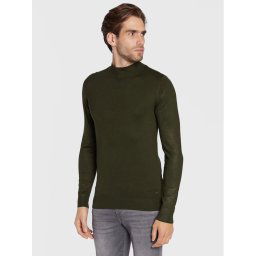 Petrol Industries Sweater M-3020-KWC258 Zöld Regular Fit