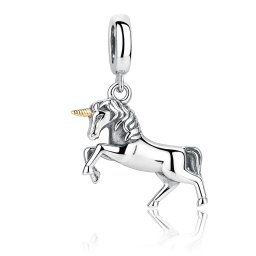 Unikornis Pandora stílusú medál