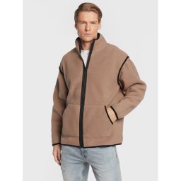 Redefined Rebel Polár kabát Gregory 213184 Bézs Loose Fit