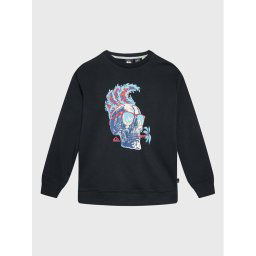 Quiksilver Pulóver Smoke EQBFT03791 Fekete Regular Fit