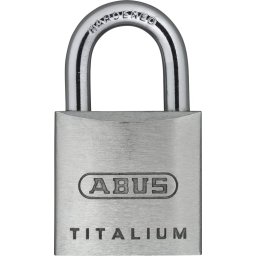 ABUS 727/20 KA (64TI/20 KA) 6206 TITALIUM Egyforma kulcsos mini lakat