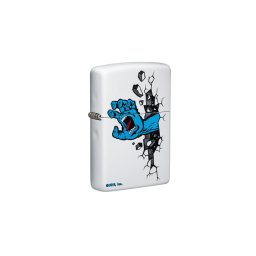 49614 Zippo öngyújtó, fehér színben -Santa Cruz