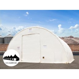 Hangár 12,2x21m 6,1m magas / 720g/m2 PVC / Tűzálló / 3m szerkezeti távolság ()