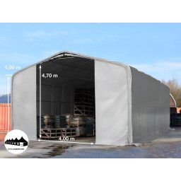 8x24x4m Wikinger raktársátor/ 720g/m2 Tűzálló ponyva