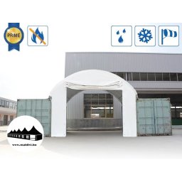 Elülső fal 8m széles konténer fedéshez / 720g/m2 PVC / Fehér ()