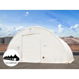 Hangár 12,2x21m 6,1m magas / 720g/m2 PVC / Tűzálló / 1,5m szerkezeti távolság ()