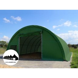 Hangár 9,15x20m 4,5m magas / 720g/m2 PVC / Tűzálló / 1m szerkezeti távolság
