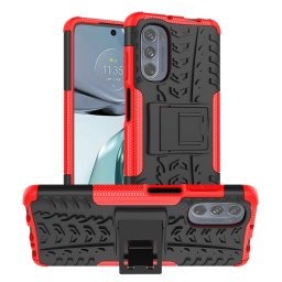 STAND Extra strapabíró tok Motorola Moto G62 5G piros