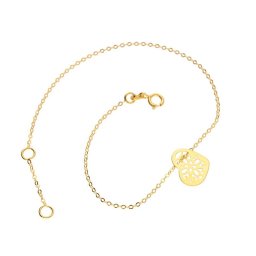 14K arany karkötő, szív alakú dísszel