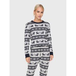 ONLY Sweater Xmas 15272148 Sötétkék Regular Fit