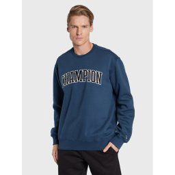 Champion Pulóver 217877 Kék Regular Fit