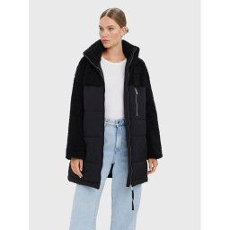 Vero Moda Átmeneti kabát Edith 10267692 Fekete Relaxed Fit