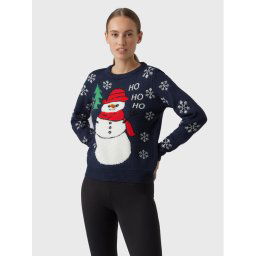 Vero Moda Sweater Snowman 10272448 Sötétkék Regular Fit