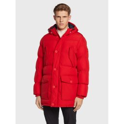 Tommy Hilfiger Pehelykabát Essential Rockie MW0MW27687 Piros Regular Fit