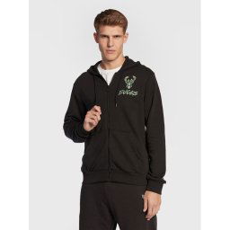 New Era Pulóver Milwaukee Bucks NBA Script 60284687 Fekete Regular Fit