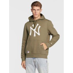New Era Pulóver New York Yankees Team Logo 11863698 Zöld Regular Fit