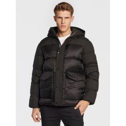 Tommy Hilfiger Pehelykabát MW0MW28723 Fekete Regular Fit