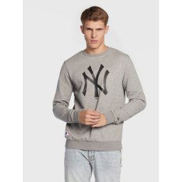 New Era Pulóver New York Yankees MLB Team Logo 11863704 Szürke Regular Fit