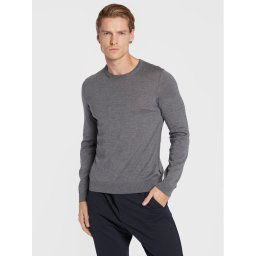 Boss Sweater Leno-P 50468239 Szürke Slim Fit