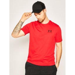 Under Armour Póló 1326799 Piros Loose Fit