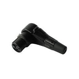 NEUTRIK XLR alj lengő 3 p 90 fok fekete