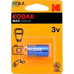 Kodak K-CR 123LA Lithium 3V CR123 CR17345