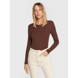 ONLY Blúz Nulan 15273542 Barna Regular Fit
