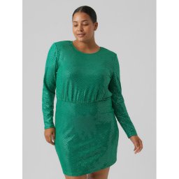 Vero Moda Curve Koktélruha Kalla 1027822 Zöld Regular Fit