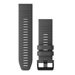 Garmin Óraszíj 26 mm palaszürke szilikon, fekete csat (QuickFit) Enduro